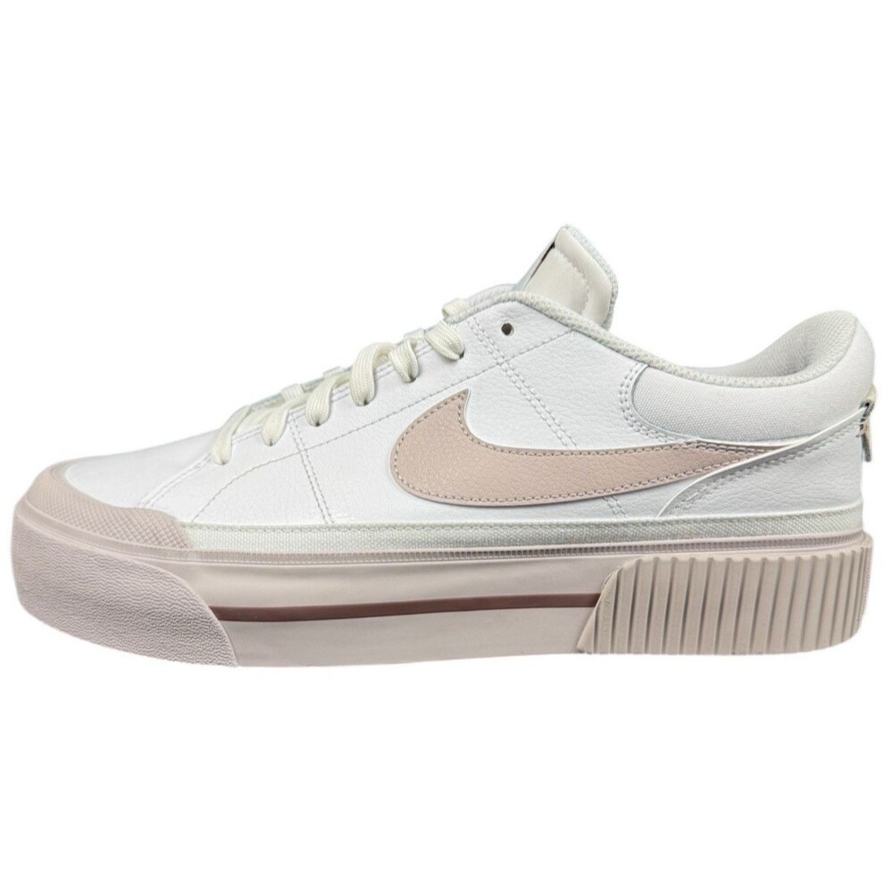 Nike Court Legacy Lift White Smokey Mauve Sneakers Shoes Womens Size 11.5 New